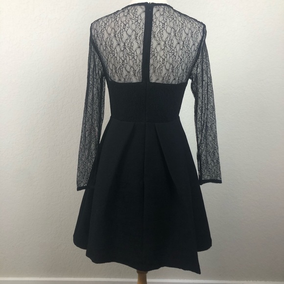 NEW NWT Sandro Jeanette Illusion Lace Alice Dress - Picture 11 of 11